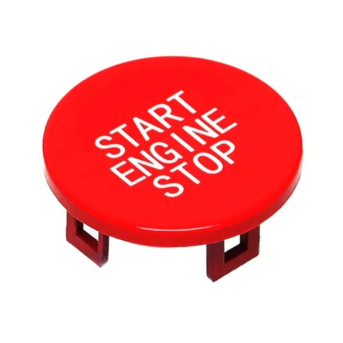 Bmw start stop taste knopf - bmw, rot