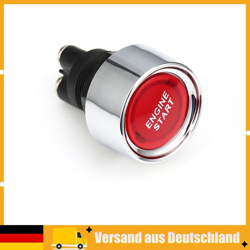 Start stop knopf rot led - start,