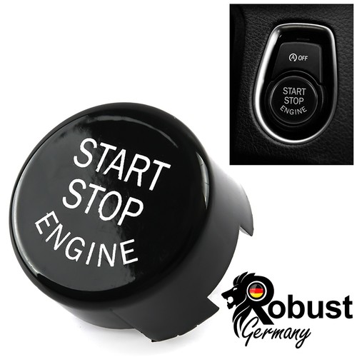Start stop knopf schwarz - schwarz, glanz