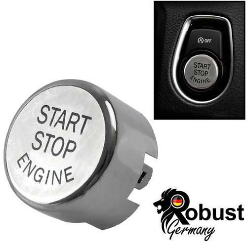 Start stop knopf - start, silber